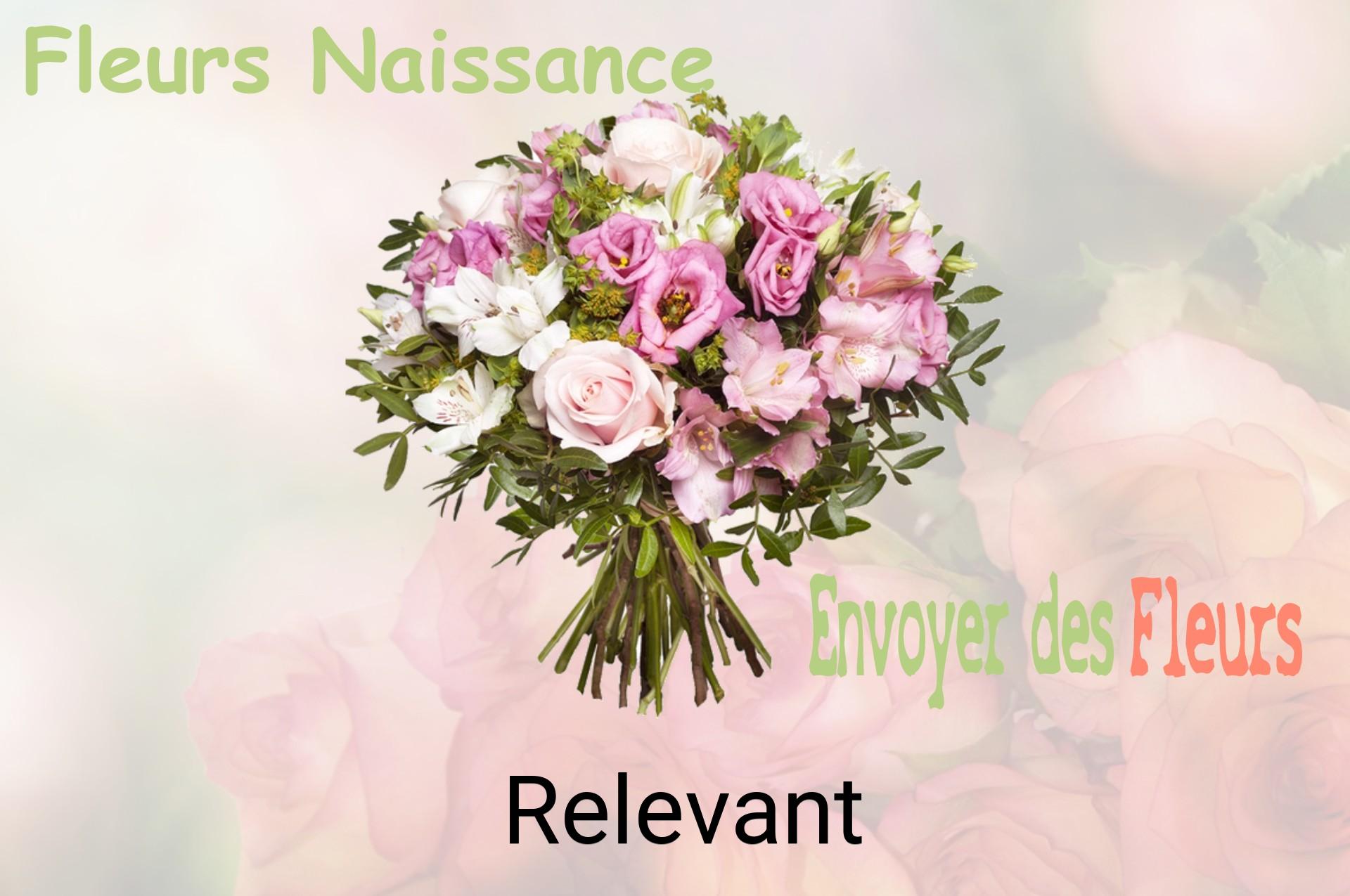 Bouquet de fleurs de naissance livré à Relevant